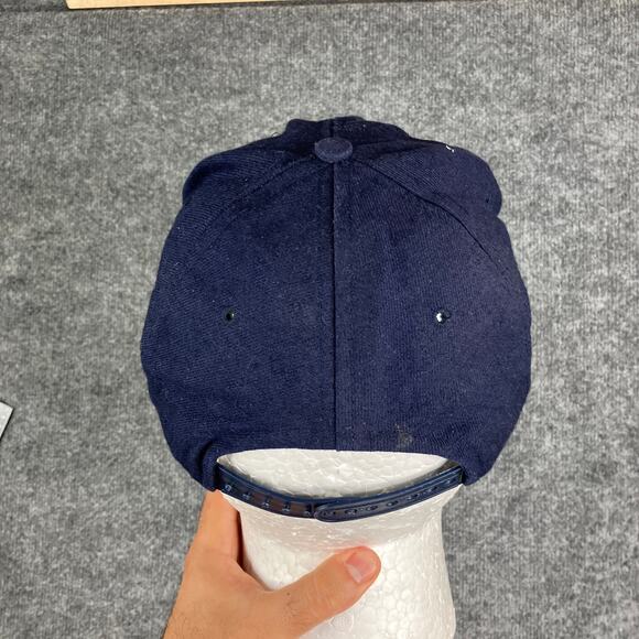 Babes Hat One Size Navy Blue Red Script Embroidered Adjustable Baseball Cap - Picture 5 of 8